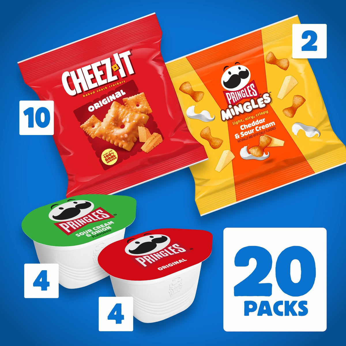 Cheez-It Snack Chip And Crisp, 0.85 Ounce (Pack of 20) – view 5