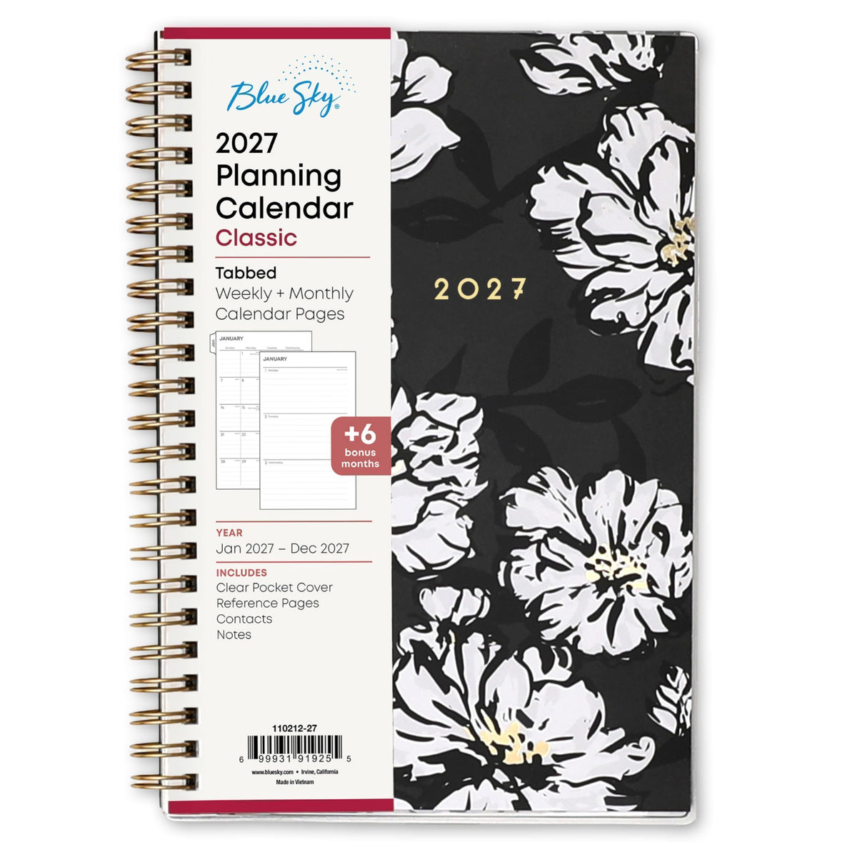 Blue Sky Planner 110212-27AMZ, 5" x 8"