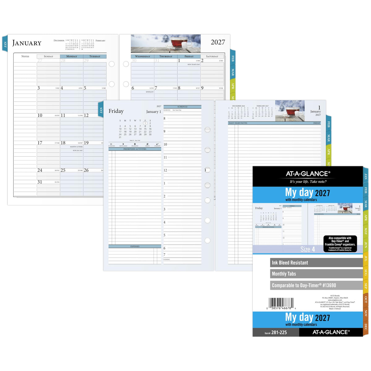 AT-A-GLANCE Planner 281-225, Size 4 Desk – view 5