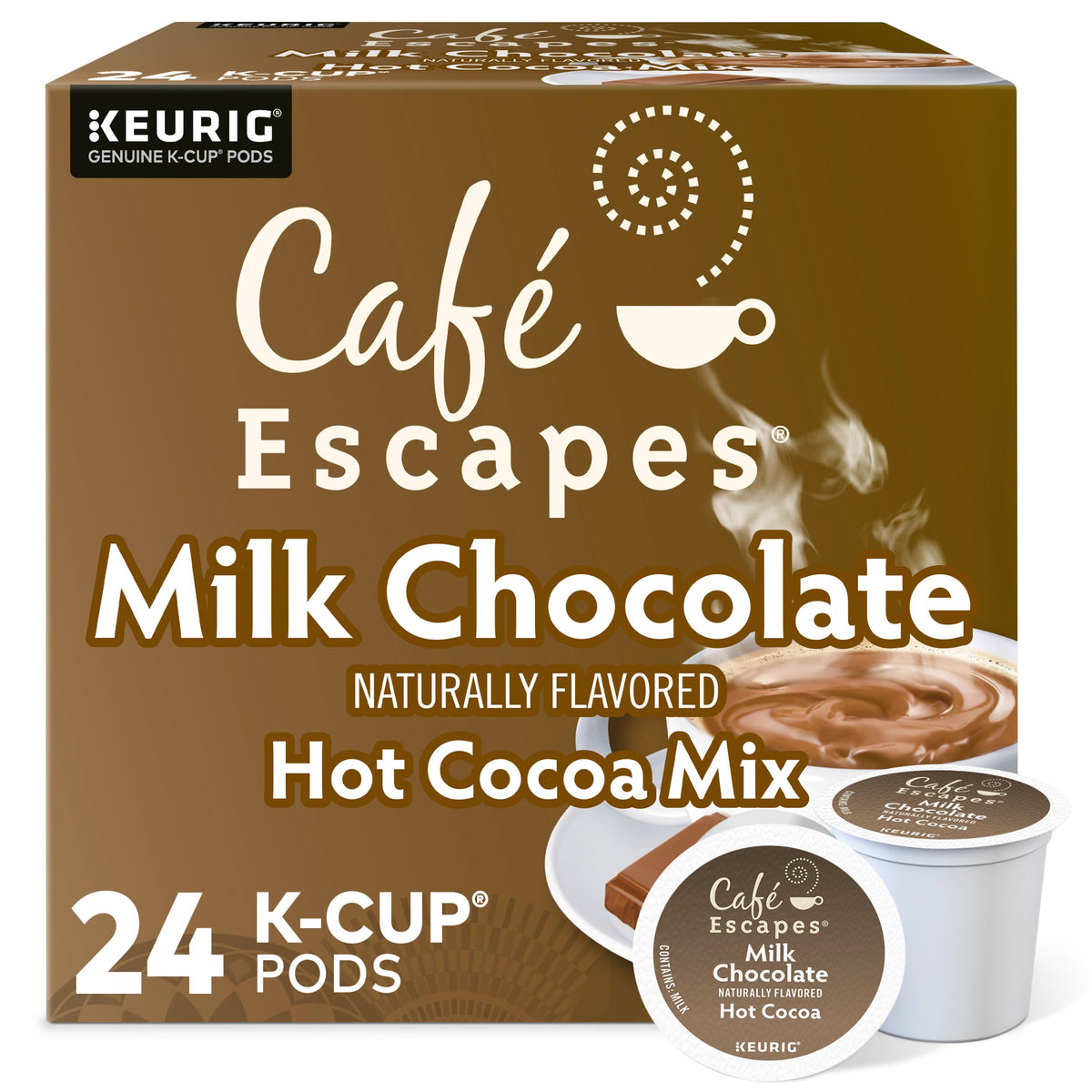 Café Escapes Flavored Drink Concentrate CAJ-066, 1 Count (Pack of 24)