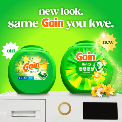 Gain Laundry Detergent 80735397, 76 Count – view 2