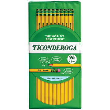 Ticonderoga Writing Instrument 13872, 96 Count