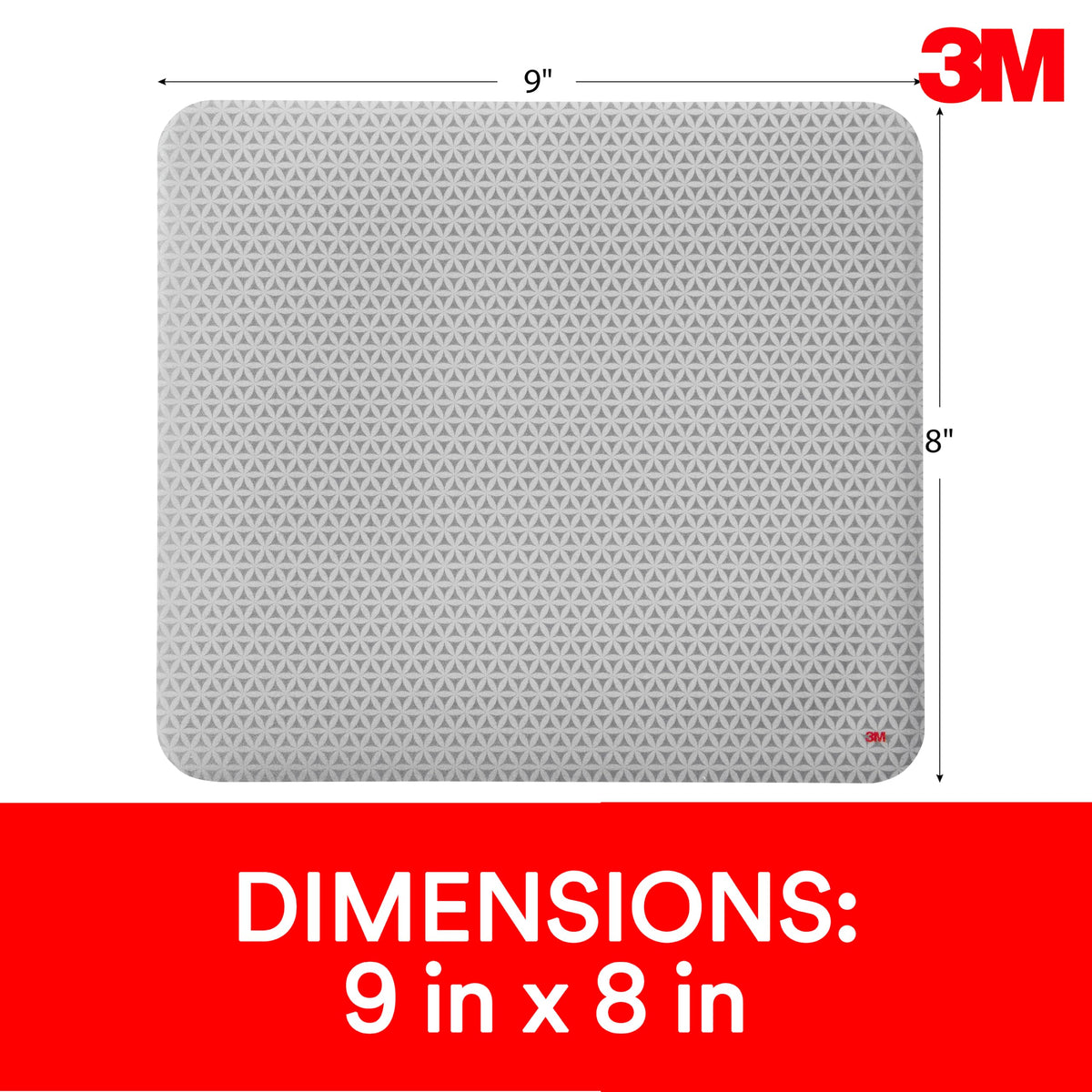 3M Mouse Pad MP114-BSD1, 8L x 9W in – view 2