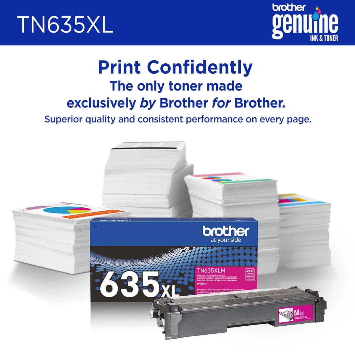 Brother Laser Printer Toner TN635XLM, High Yield – view 4