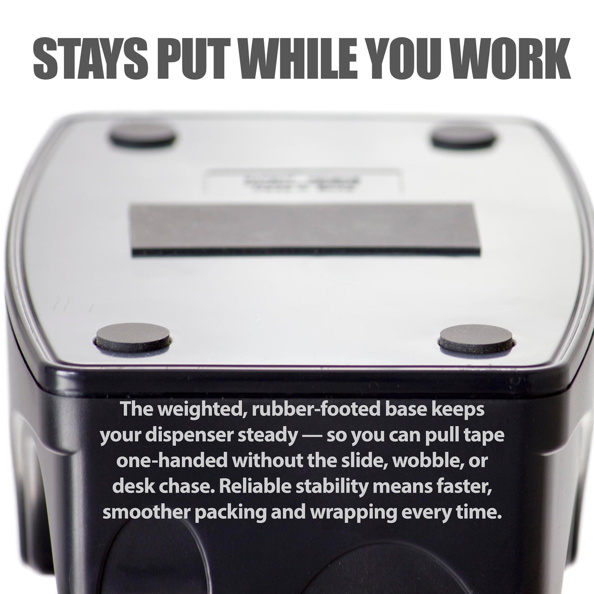 Officemate Tape Label Dispenser 96690, 2-Inch packaging tape and 3/4-Inch tape – view 5