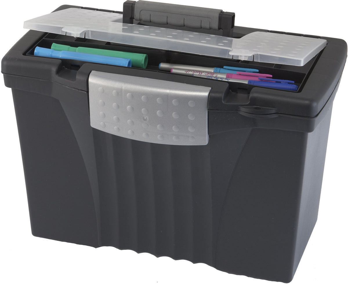 Storex Storage Box 61510U01C, 14.5 x 10.5 x 12 in – view 5