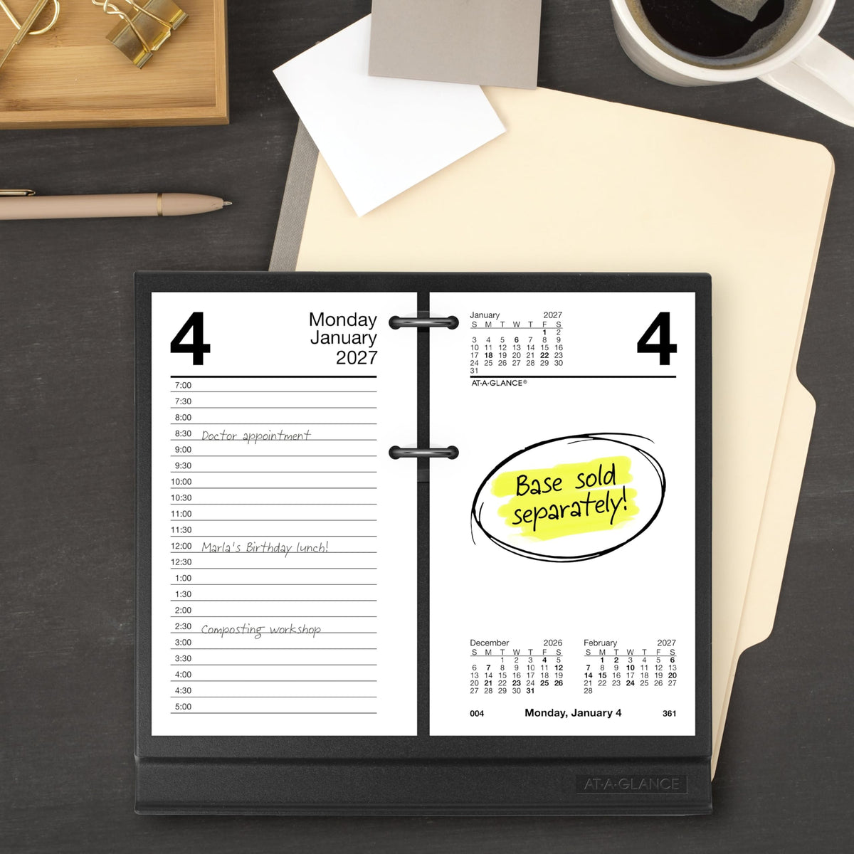 AT-A-GLANCE Calendar E717R50, 3.5" x 6" – view 2