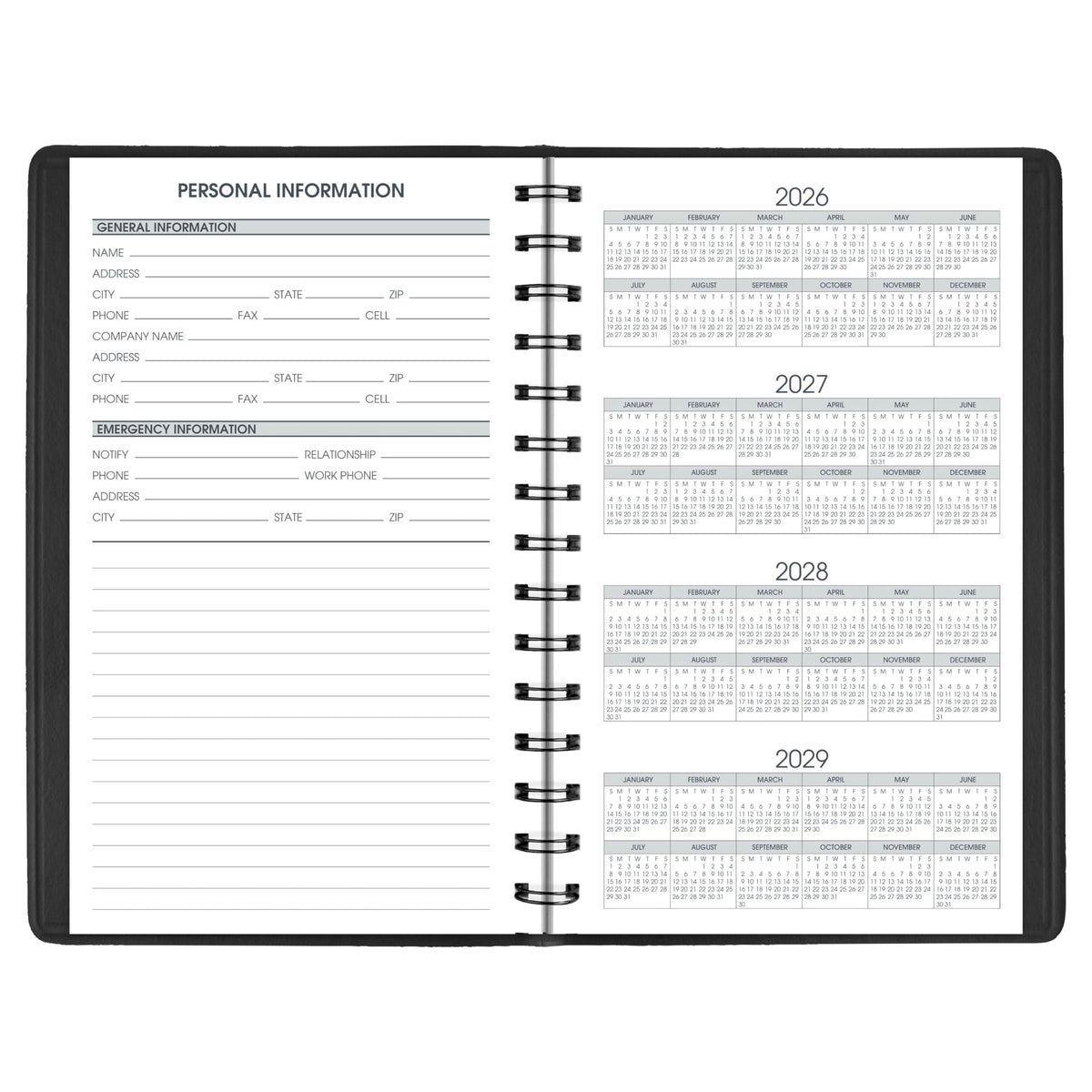 AT-A-GLANCE Planner 7020305, 5" x 8" – view 6