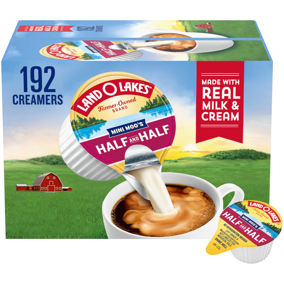 Land O Lakes Dairy Based Cream 9145467, 192 Count
