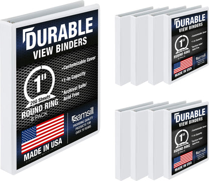 Samsill Storage Binder S88437, 1-Inch, 8 Count