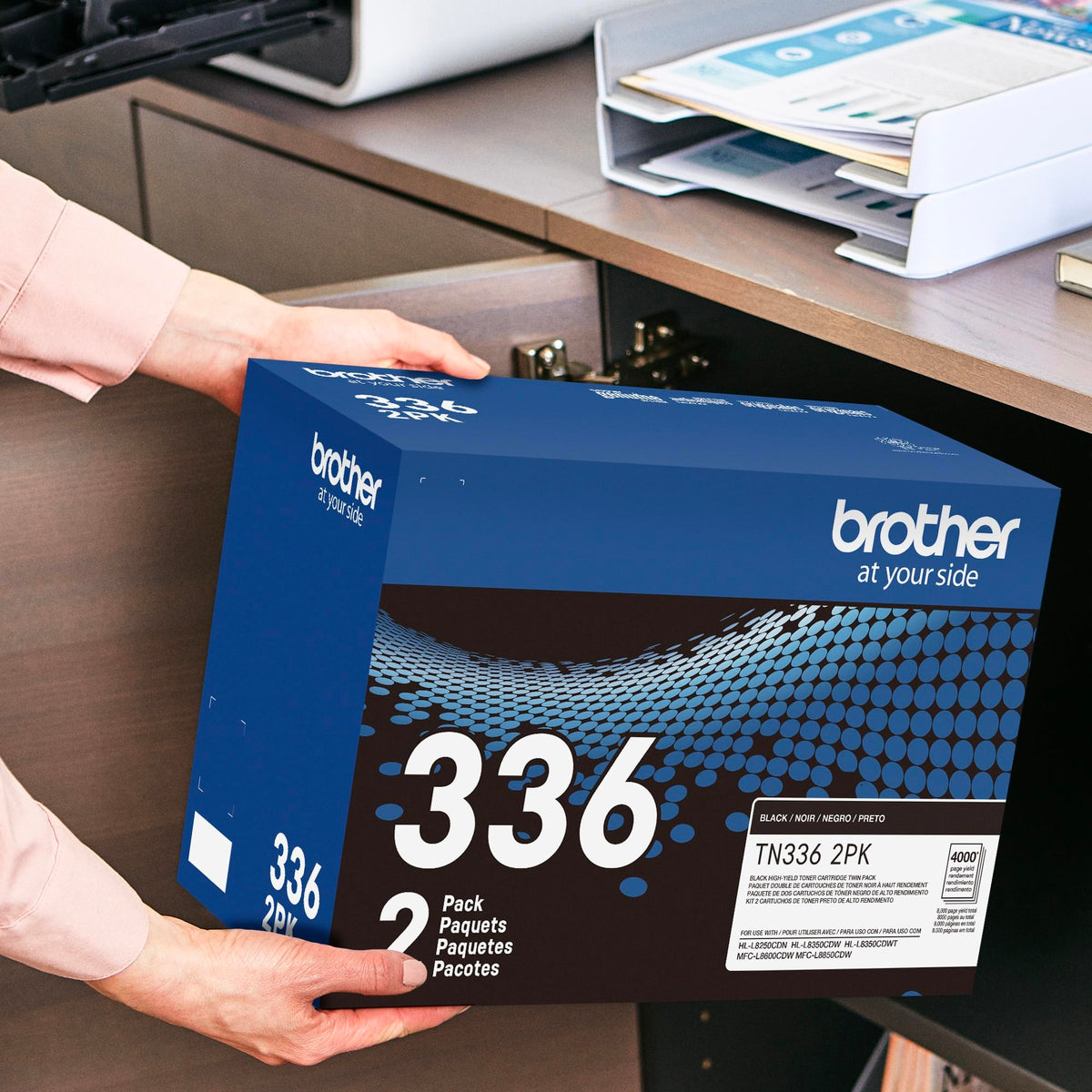Brother Laser Printer Toner TN3362PK, 2 Pack – view 4