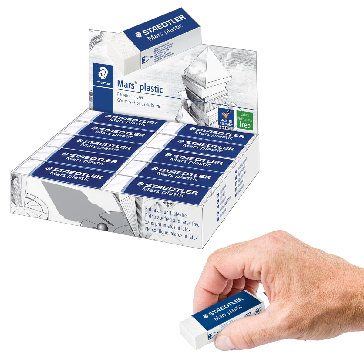 STAEDTLER Eraser 526 50 VE, 20 Pack