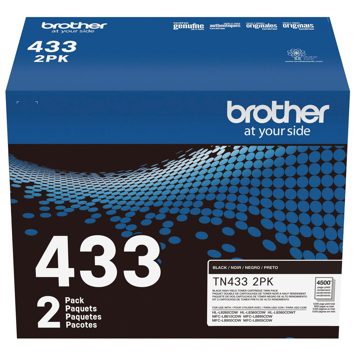 Brother Laser Printer Toner TN4332PK, 2 Count – view 7