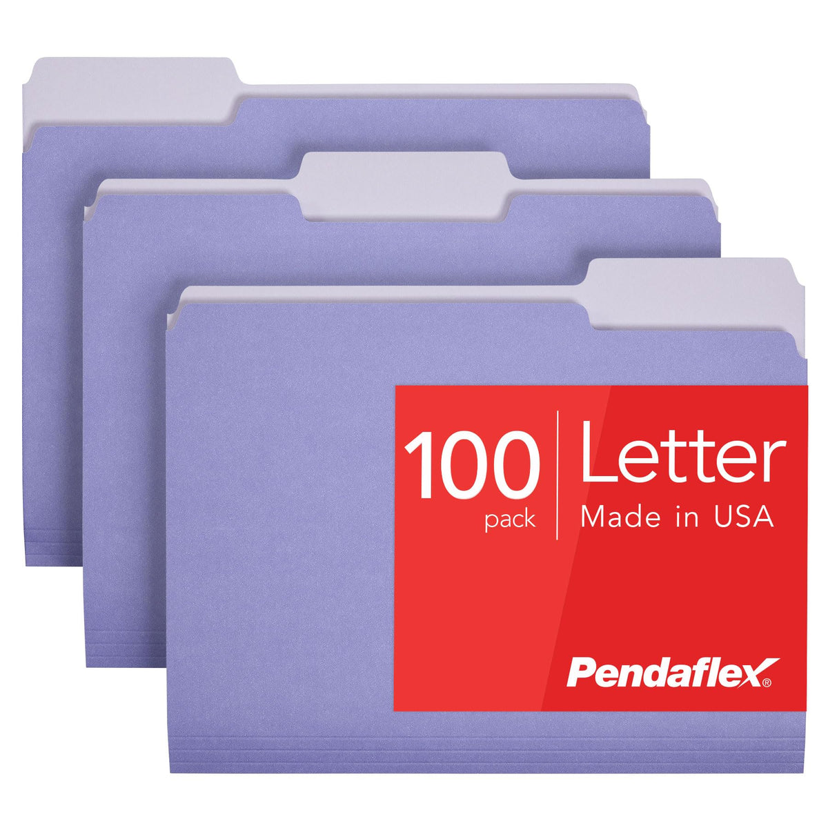 Pendaflex File Folder 152 1/3 LAV, 1 Box