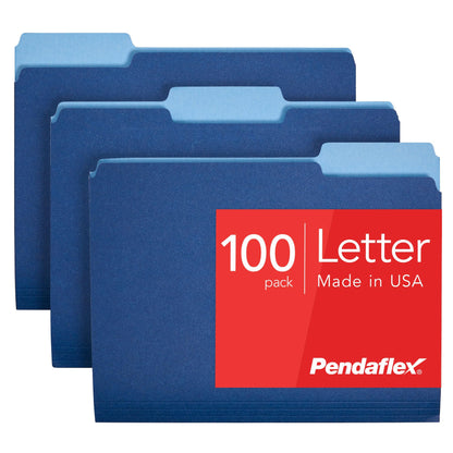 Pendaflex File Folder PFX152 1/3 NAV, 1 Box