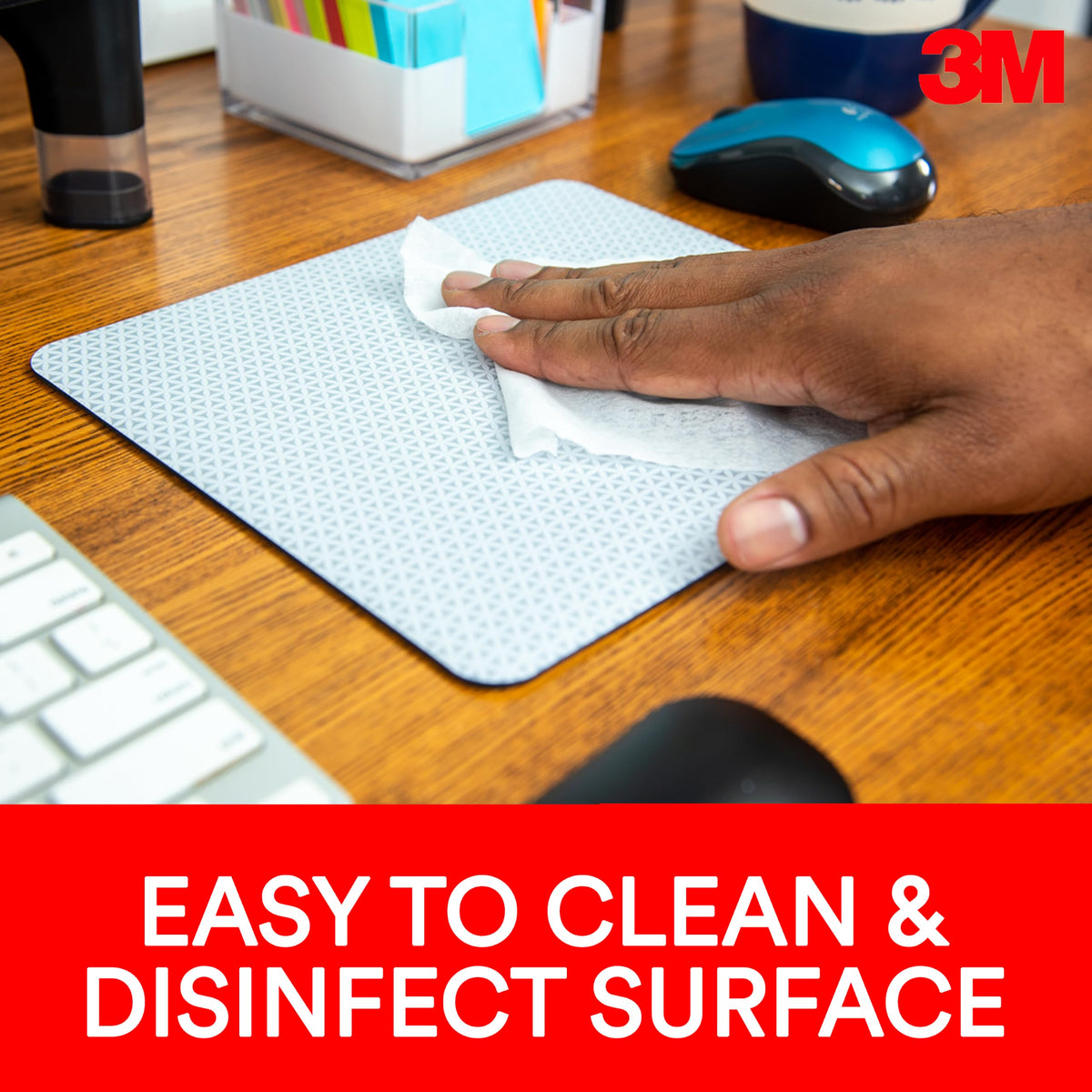 3M Mouse Pad MP114-BSD1, 8L x 9W in – view 4
