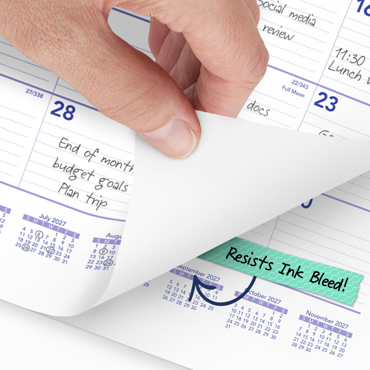 AT-A-GLANCE Calendar PM828, 15"W x 12"H – view 2