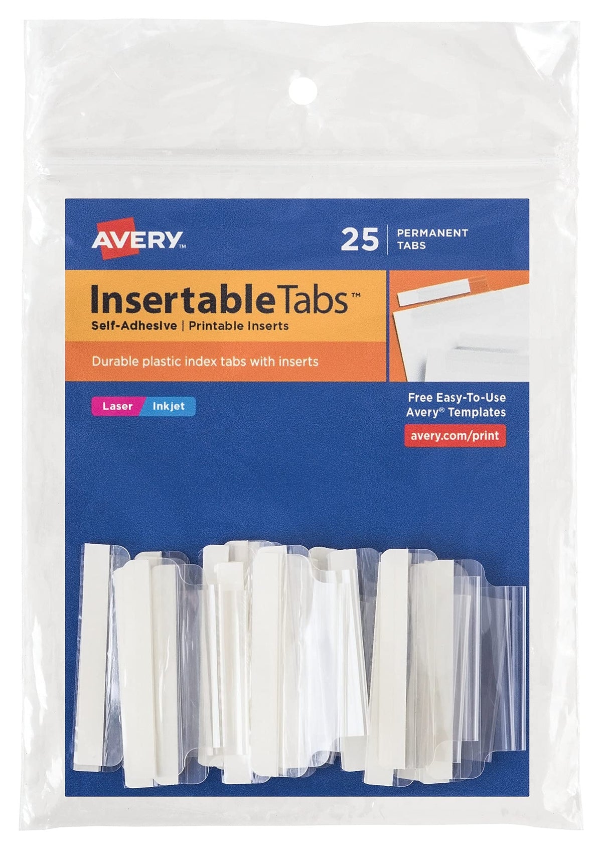 Avery Binder Divider 16241, Pack of 25