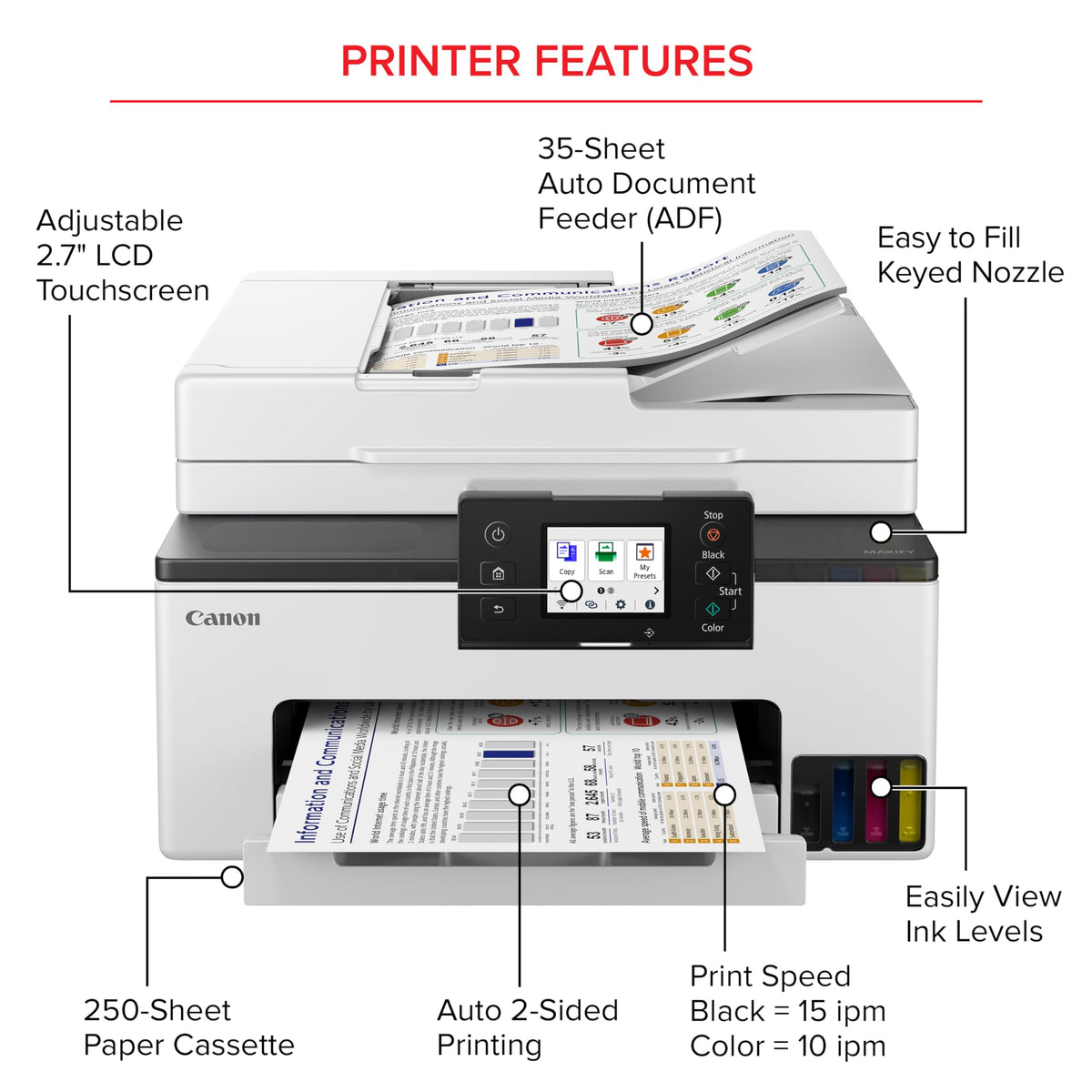 Canon Printer 6171C002, One Size – view 4