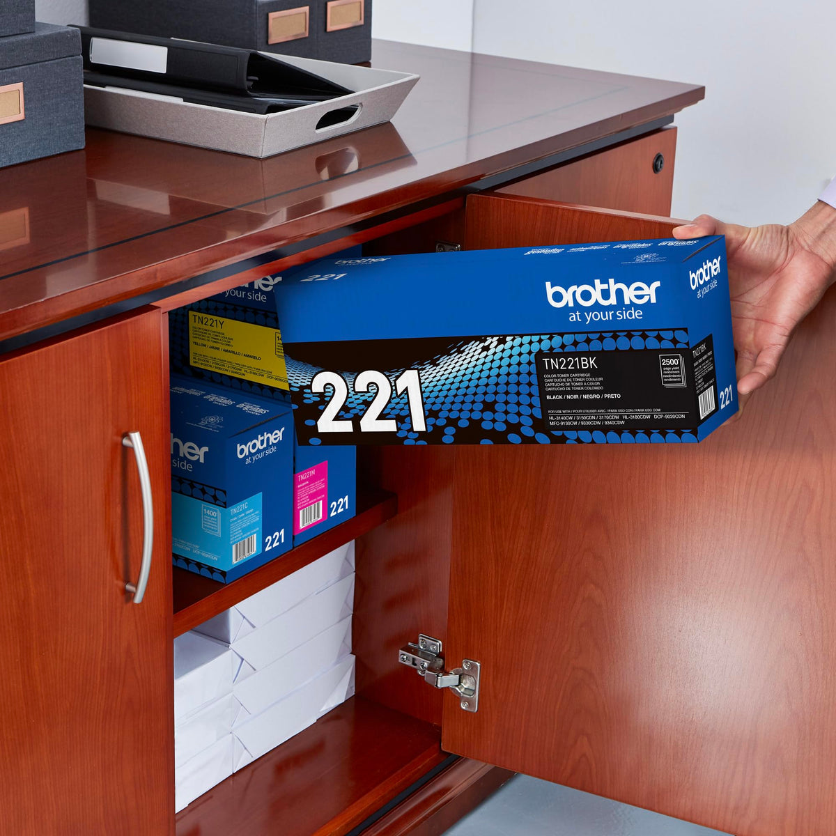 Brother Laser Printer Toner TN221BK, Single – view 4