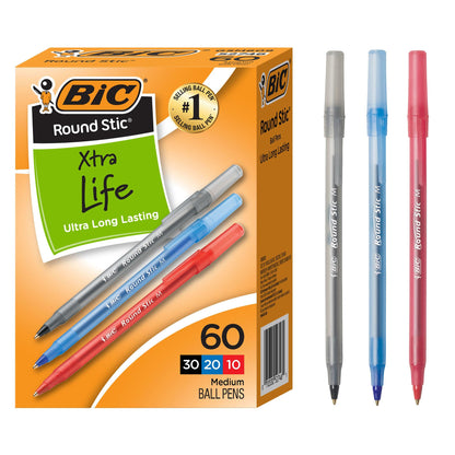 BIC Writing Instrument GSM609-AST, 60 Count