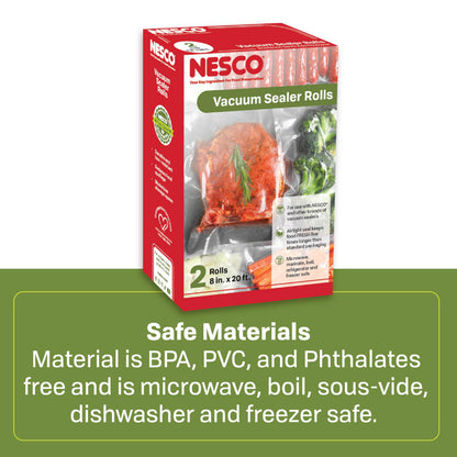 NESCO Food Storage Bag VS-03R, 8" x 20' – view 6