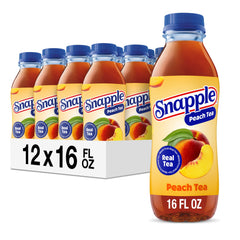 Snapple CAD00360 Bottled Iced Tea Drink, 16 fl oz, Pack of 12