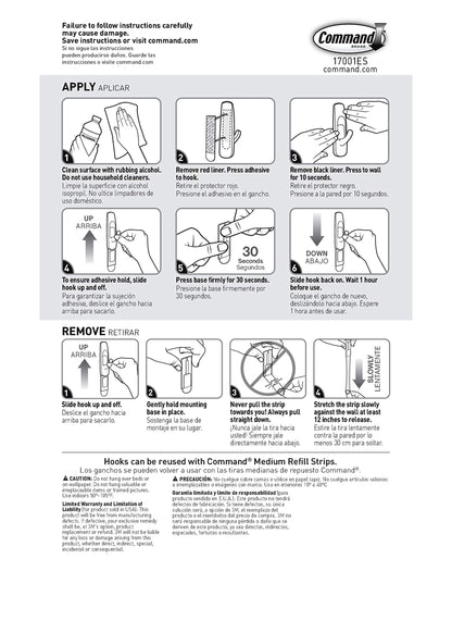 Command Storage Hook 17001-MPES, Medium, 20 Count – view 10