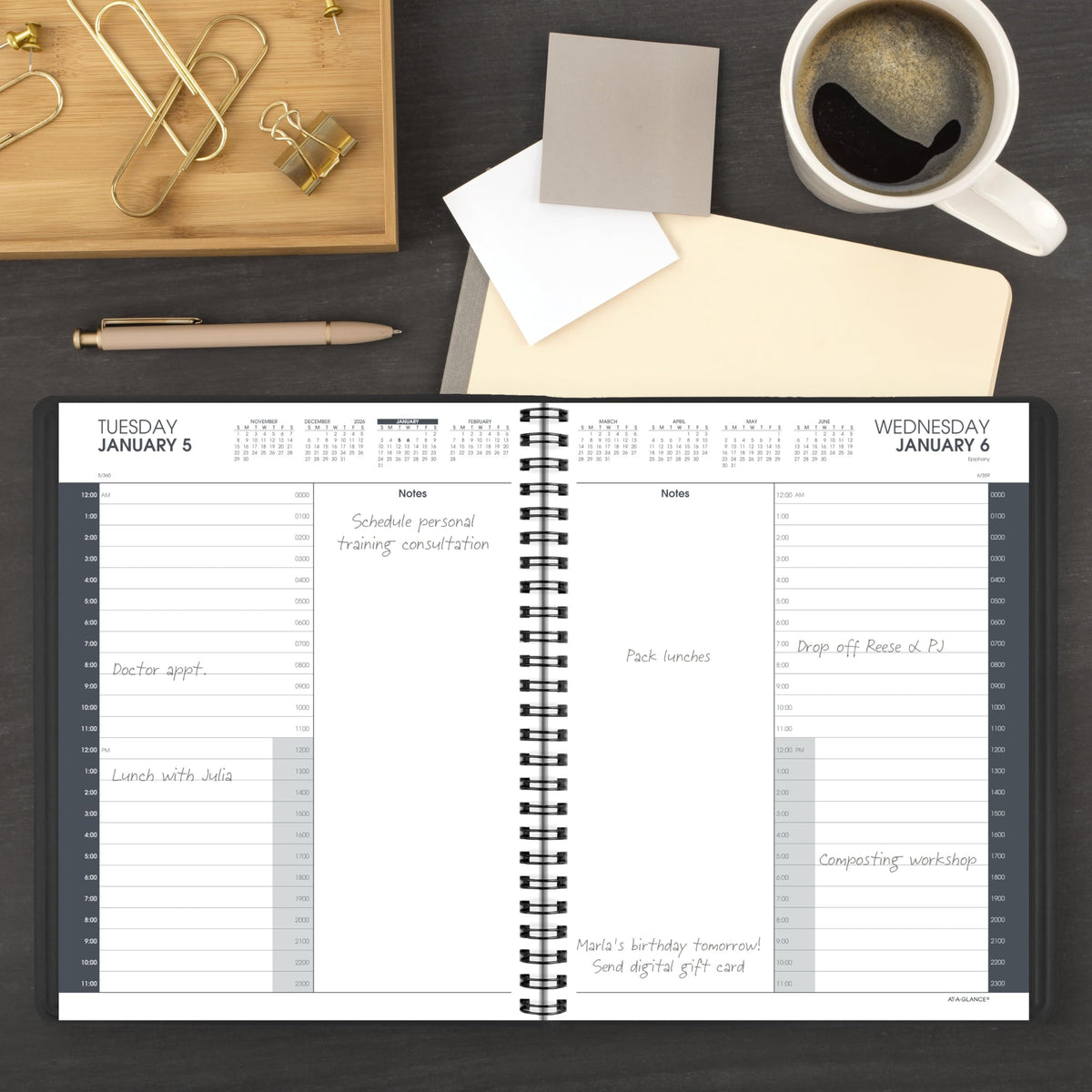 AT-A-GLANCE Planner 7021405, 8.5" x 11" – view 2