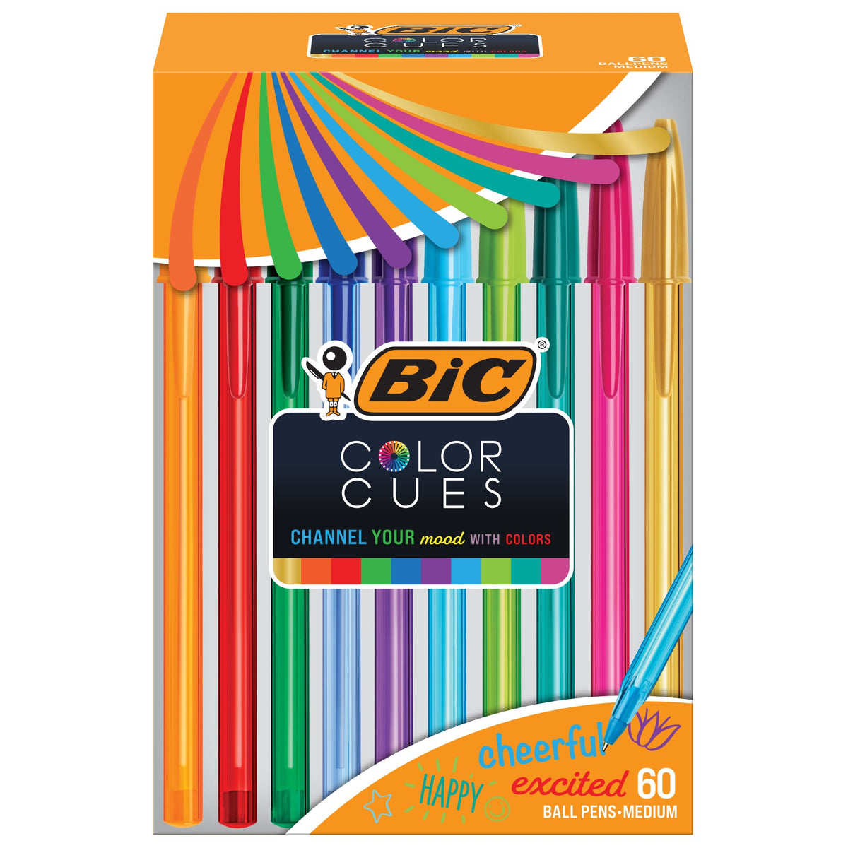 BIC Writing Instrument WMSUA60-AST, 1 Count (Pack of 60)