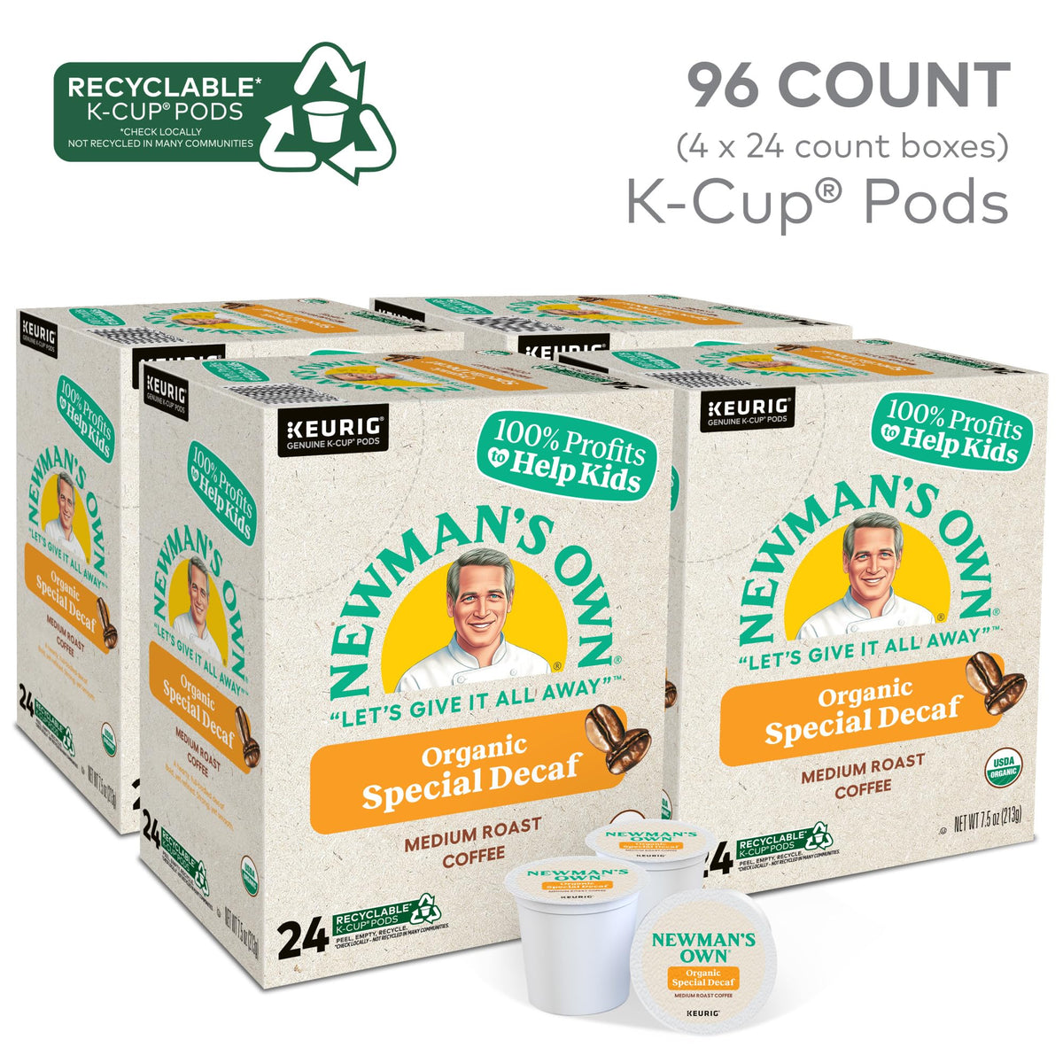 Newman's Own Coffee 5000203534, 24 Count (Pack of 4), 96 Count – view 2