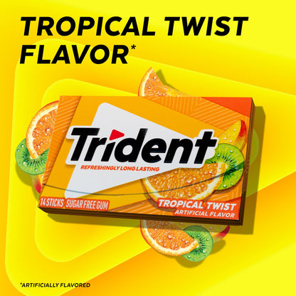 Trident Chewing Gum 12546011112, 14 Count (Pack of 12) – view 2