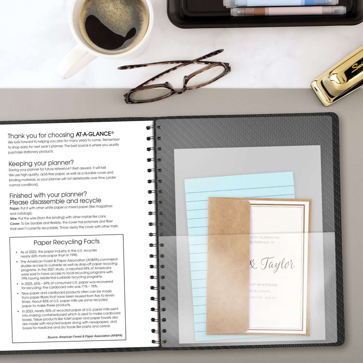 AT-A-GLANCE Planner 70950X45, 8.25" x 11" – view 6