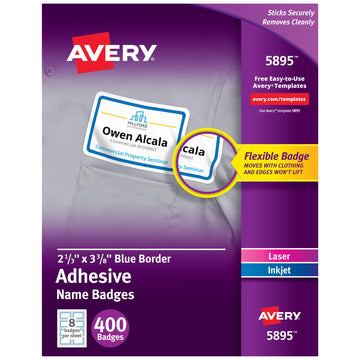 Avery Label 5895, 2-1/3" x 3-3/8"