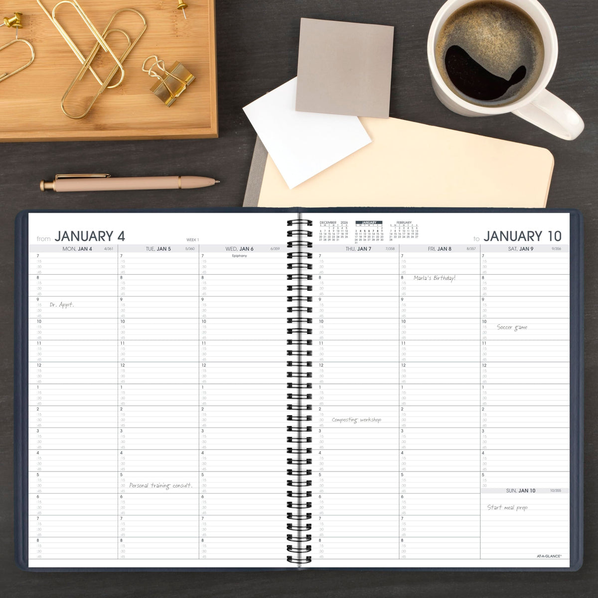 AT-A-GLANCE Planner 7095020, 8.25" x 11" – view 2