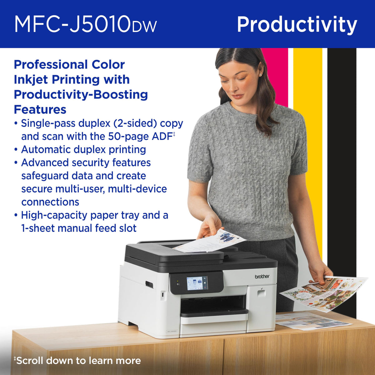 Brother Printer MFCJ5010DW, Standard – view 5