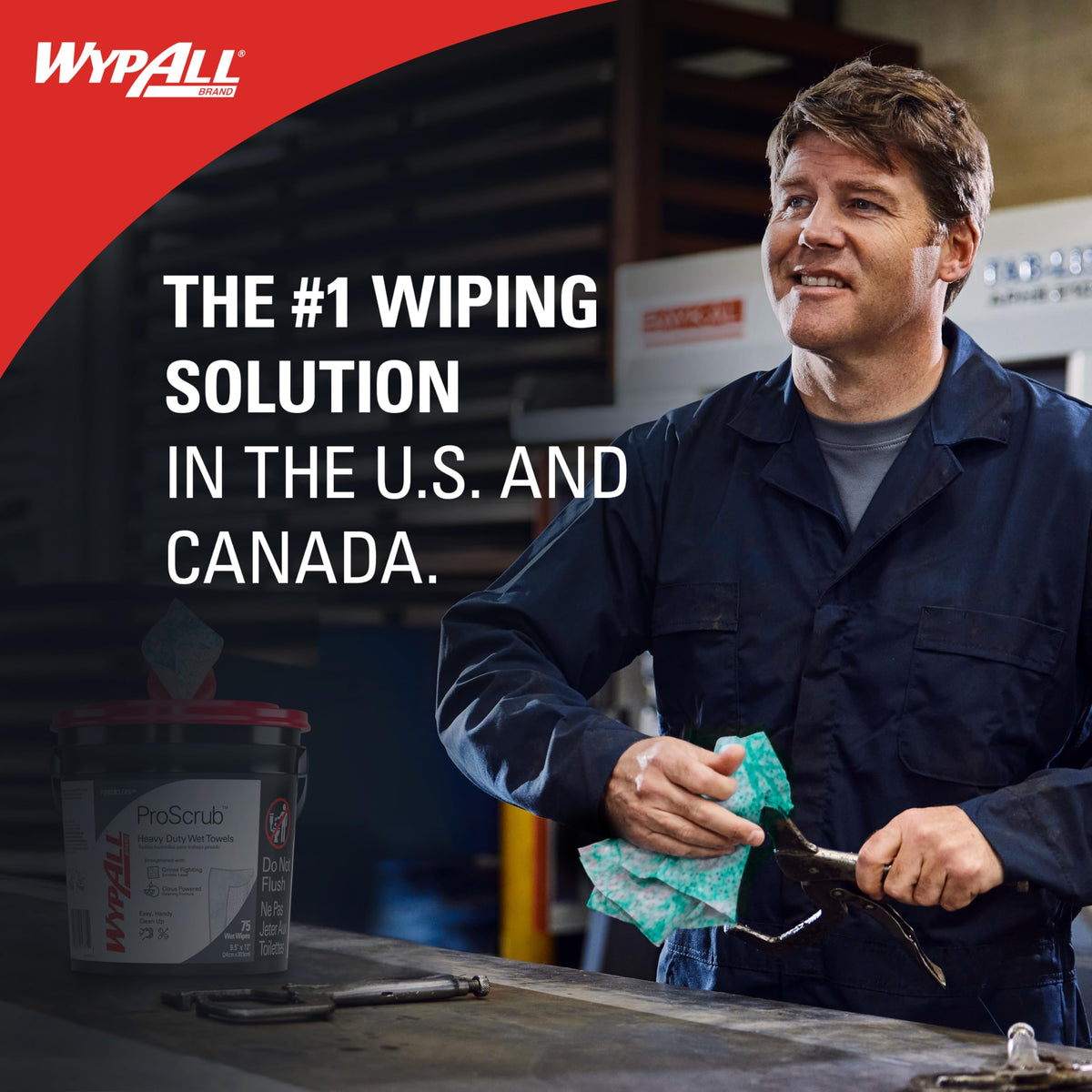 WypAll Surface Cleaning Wipe 91371, 75 Count (Pack of 6), 450 Count – view 4