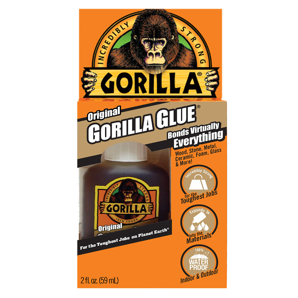 GORILLA Bonding Adhesives GG50003, 2oz