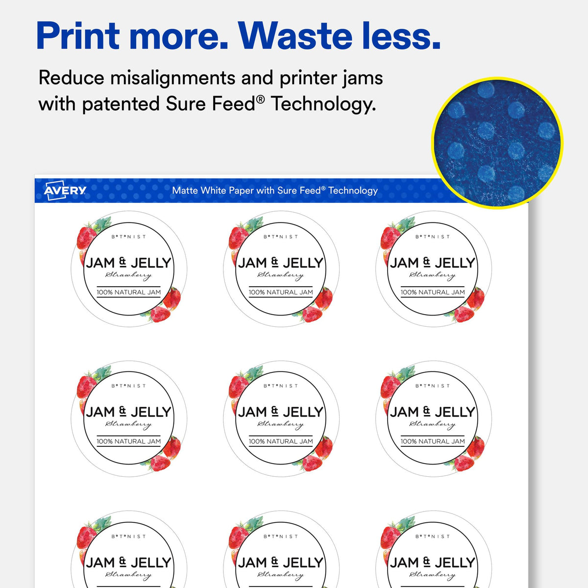 Avery Label 94501-WMP25, 2 Inch Diameter (300 Labels) – view 5