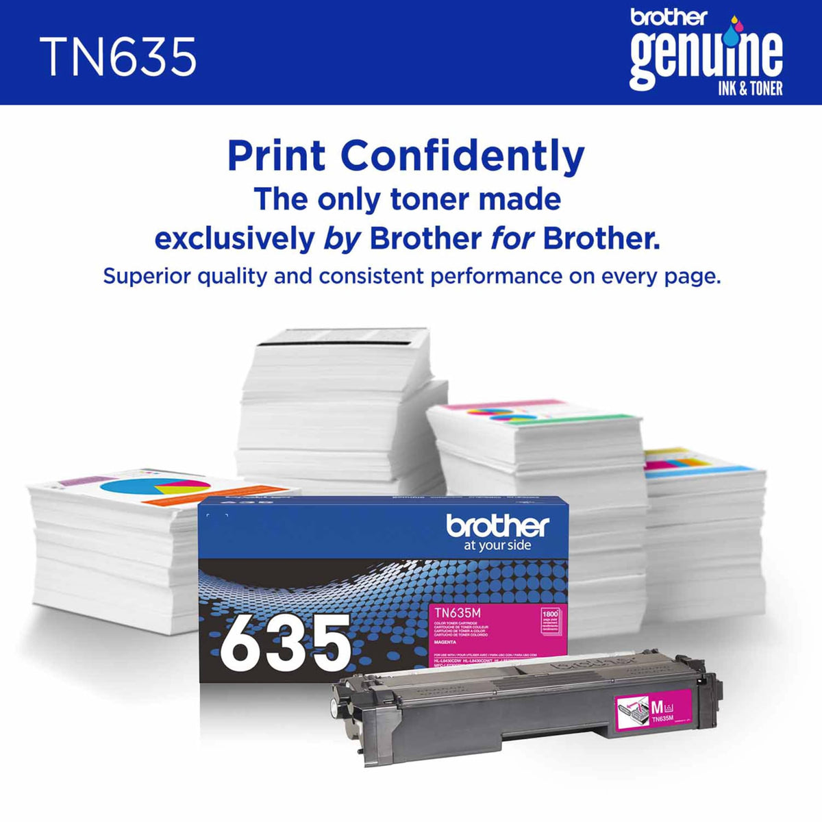 Brother Laser Printer Toner TN635M, Standard Yield – view 4