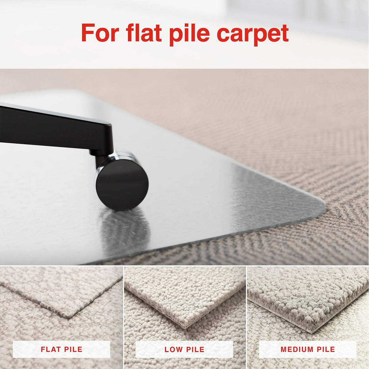 Staples Chair Mat ST17346, 36'' x 48'' – view 3