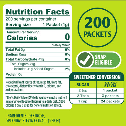SPLENDA Sugar Substitute SP82000310, 200 Count – view 2