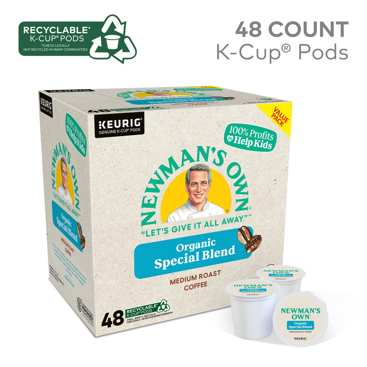 Newman's Own Coffee 5000373977, 48 Count – view 2
