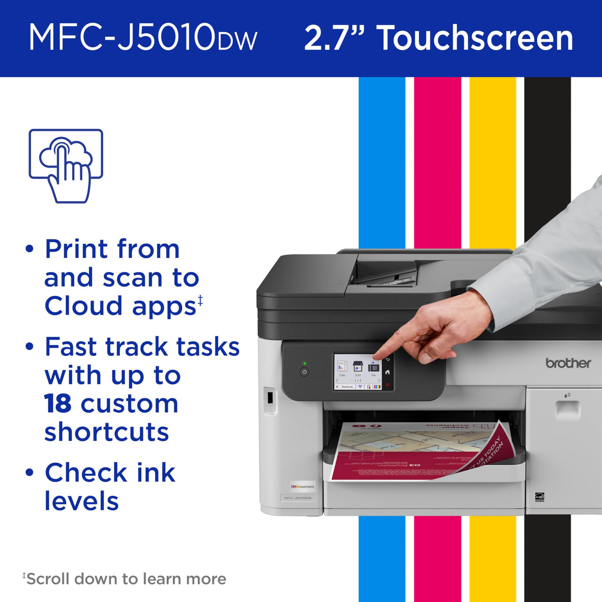 Brother Printer MFCJ5010DW, Standard – view 8