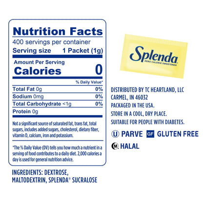 SPLENDA Sugar Substitute SP82004100, 0.04 Ounce (Pack of 400) – view 2