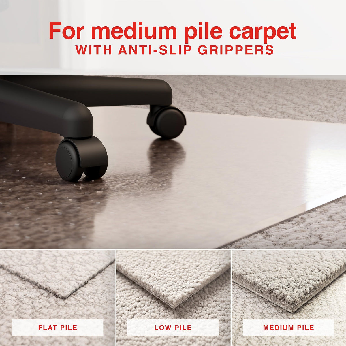 Staples Chair Mat 20236-CC, 45" x 53" – view 3