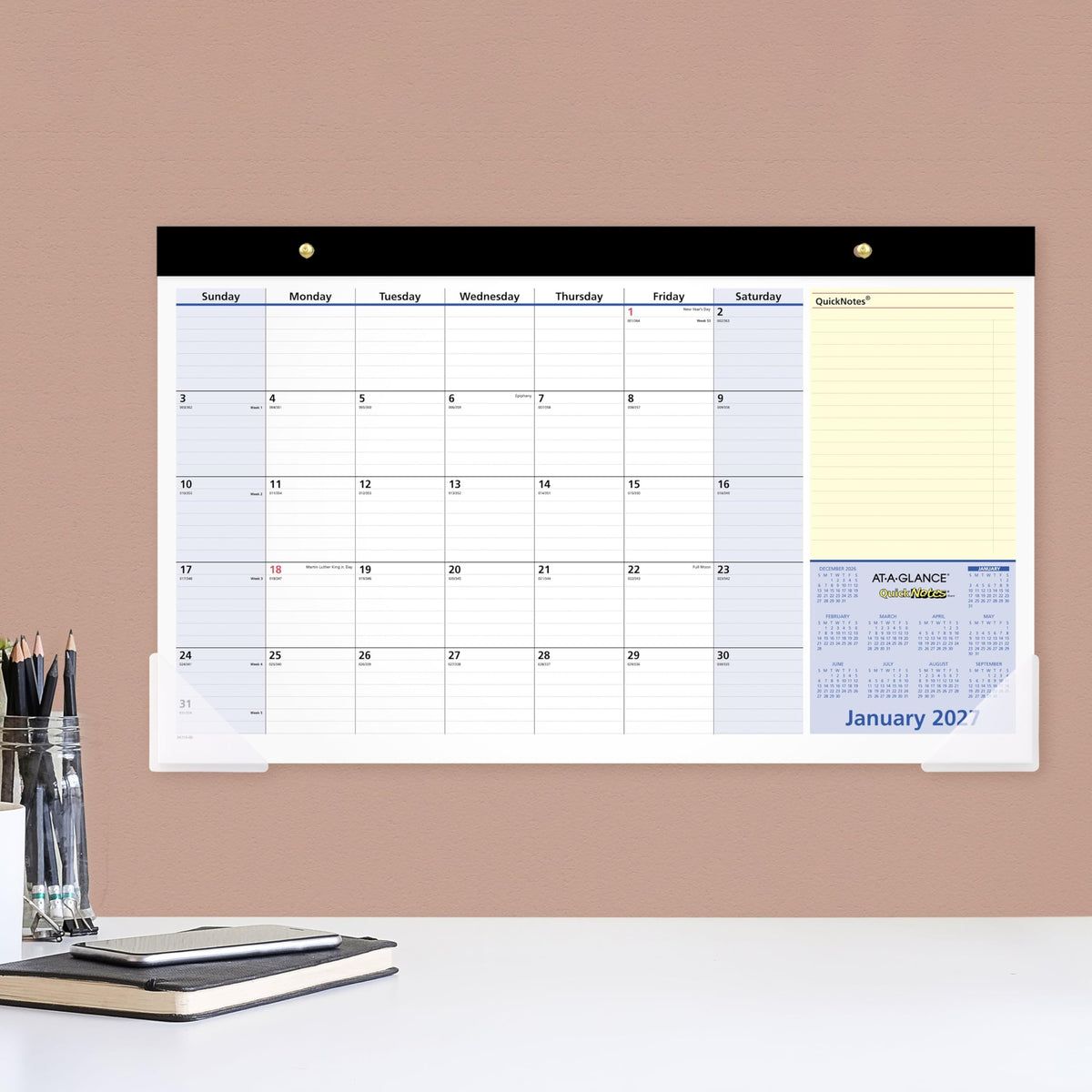 AT-A-GLANCE Calendar SK71000, 18"W x 11"H – view 4