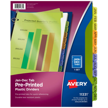 Avery Binder Divider 11331, basic