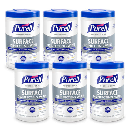 Purell Surface Cleaning Wipe 9342-06, 110 Count (Pack of 6), 660 Count