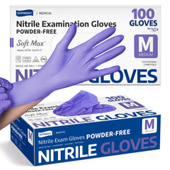 Supmedic Protective Glove SKF-PURPLE, Medium, 100 Count